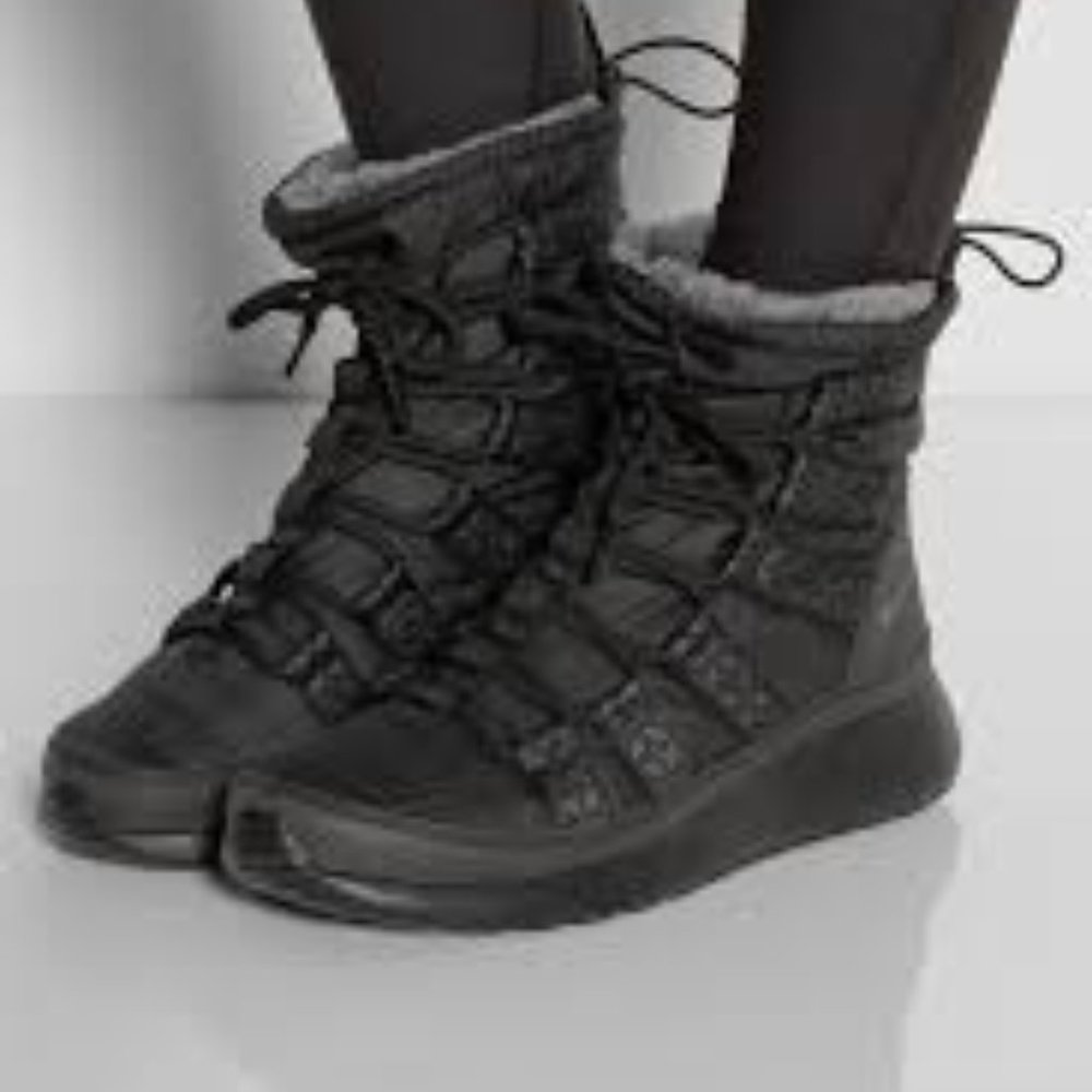 Roshe Run Hi shell sneaker-style boots